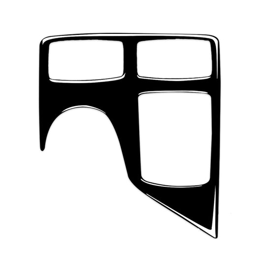 Car Left Drive Central Armrest Box Multimedia Panel Decorative Sticker For Mercedes-Benz GLE 2015-2018/GLS 2016-2018/M-class 2012-2015(Black) by buy2fix