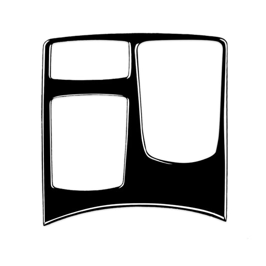 Car Right Drive Central Armrest Box Multimedia Panel Decorative Sticker For Mercedes-Benz GLE 2015-2018/GLS 2016-2018/M-class 2012-2015(Black) by buy2fix