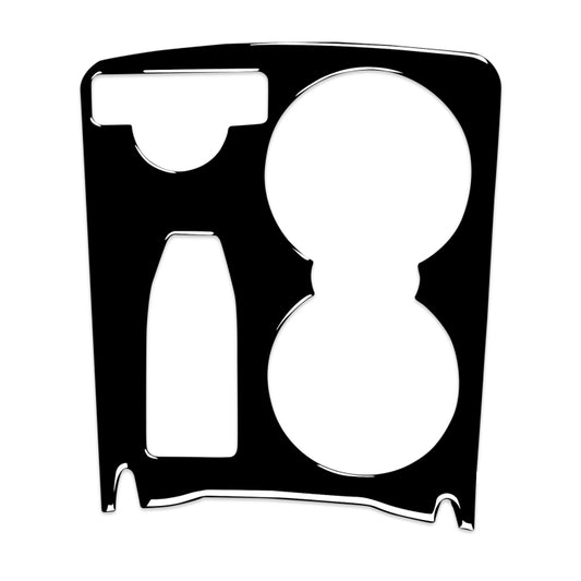 Car Left Drive Central Gear Panel Decorative Sticker For Mercedes-Benz 2007-2014 C-class W204 C180 C200 C300 C250 C63 AMG, US Ver.(Black) by buy2fix