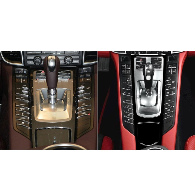 Car Left Drive Central Multimedia Panel Decorative Sticker For Porsche Panamera 2010-2016 (Black) by buy2fix