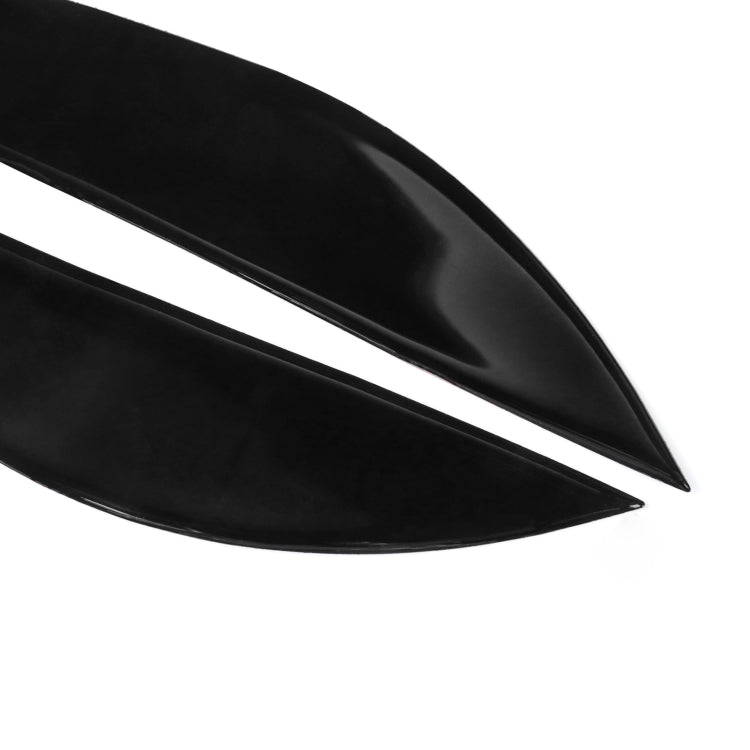 Pair Car Lamp Eyebrow Soft Decorative Sticker for Honda Civic 2001-2003 (Black) - Lamp Decoration by buy2fix | Online Shopping UK | buy2fix