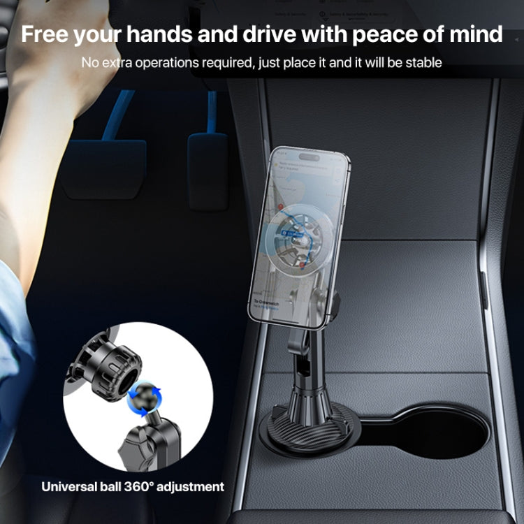 Yesido C200 Magsafe Magnetic Adjustable Car Cup Holder Using Phone Bracket - Universal Car Holders by Yesido | Online Shopping UK | buy2fix