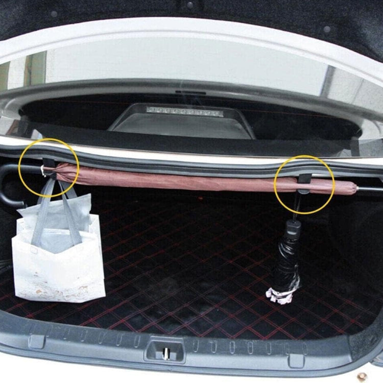 2pcs / Pack Car Trunk Umbrella Holder Multi-function Hook - Towing Bars by buy2fix | Online Shopping UK | buy2fix