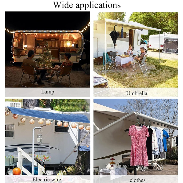 RV Side-mounted Awning Hook Car Canopy Rod Hook - Towing Bars by buy2fix | Online Shopping UK | buy2fix