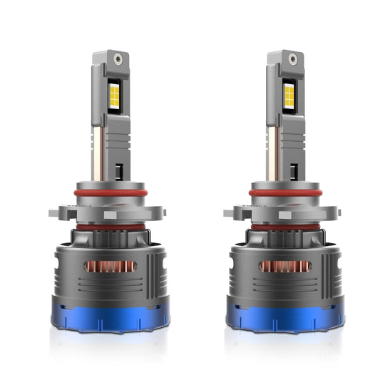 P13 1 Pair 9006 / HB4 DC10-32V / 60W / 6000K / 6500LM Car Liquid Metal LED Headlight by buy2fix