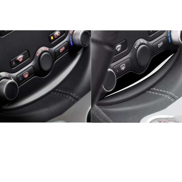 For Nissan 370Z Z34 2009- Car AC Adjustment Decorative Stripe, Left and Right Drive Universal (Black) - Car Interior Mouldings by buy2fix | Online Shopping UK | buy2fix