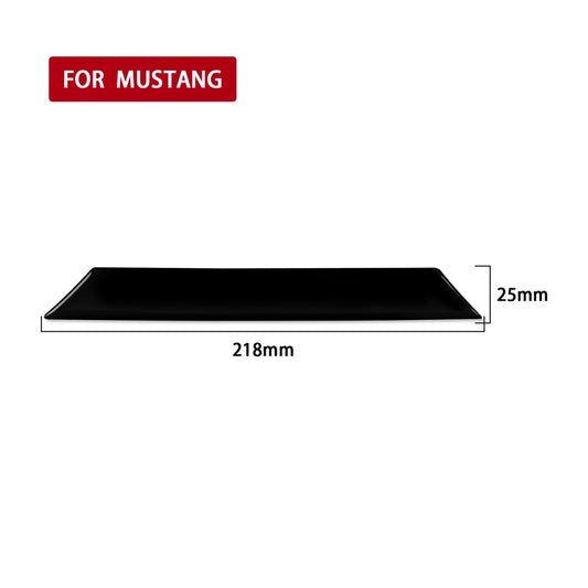 For Ford Mustang 2015-2020 Car Multimedia Lower Frame Decorative Sticker, Left and Right Drive Universal (Black) by buy2fix