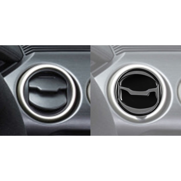 For Ford Mustang 2015-2020 6 in 1 Car Air Outlet Decorative Sticker, Left and Right Drive Universal (Black) - Car Interior Mouldings by buy2fix | Online Shopping UK | buy2fix