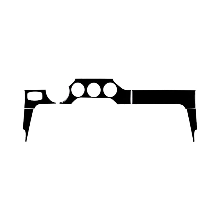 For Ford Mustang 2015-2020 Car Dashboard Panel Set Decorative Sticker, Left Drive (Black) - Car Interior Mouldings by buy2fix | Online Shopping UK | buy2fix