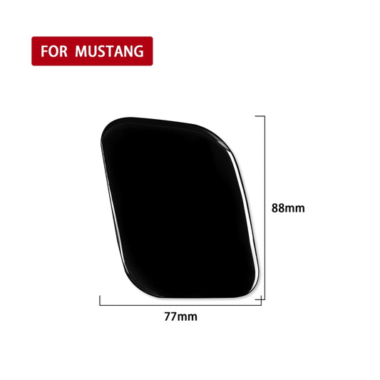 For Ford Mustang 2015-2020 Car Driver Seat Storage Box Decorative Sticker, Right Drive (Black) by buy2fix