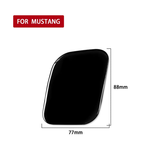 For Ford Mustang 2015-2020 Car Driver Seat Storage Box Decorative Sticker, Left Drive (Black) by buy2fix