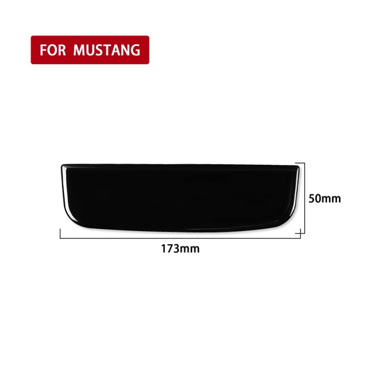 For Ford Mustang 2015-2020 Car Water Cup Holder Upper Decorative Sticker, Left and Right Drive Universal (Black) by buy2fix