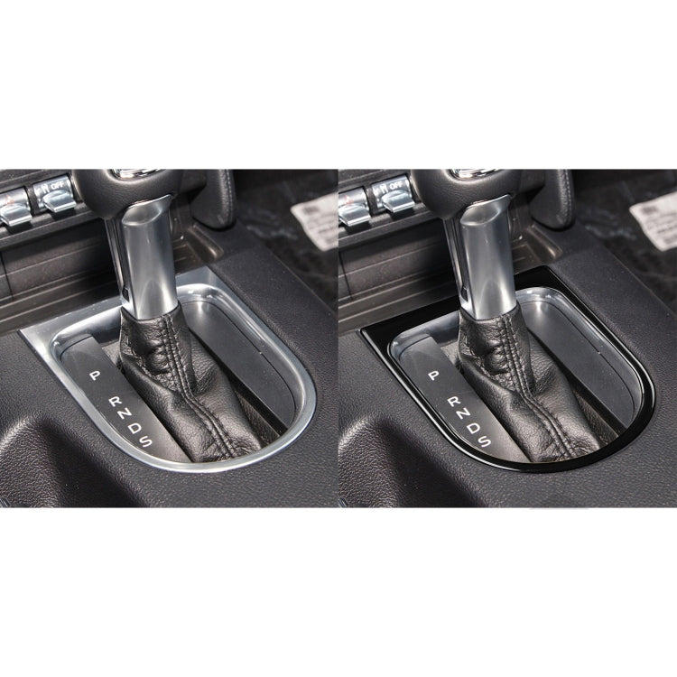 For Ford Mustang 2015-2020 Car Gear Frame Decorative Sticker, Left and Right Drive Universal (Black) by buy2fix