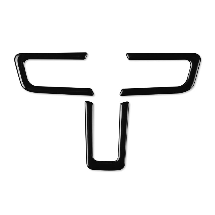 For Ford Mustang 2015-2020 Car Steering Wheel Button Frame Decorative Sticker, Left and Right Drive Universal (Black) - Car Interior Mouldings by buy2fix | Online Shopping UK | buy2fix