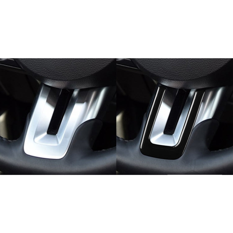 For Ford Mustang 2015-2020 Car Steering Wheel Button Frame Decorative Sticker, Left and Right Drive Universal (Black) - Car Interior Mouldings by buy2fix | Online Shopping UK | buy2fix