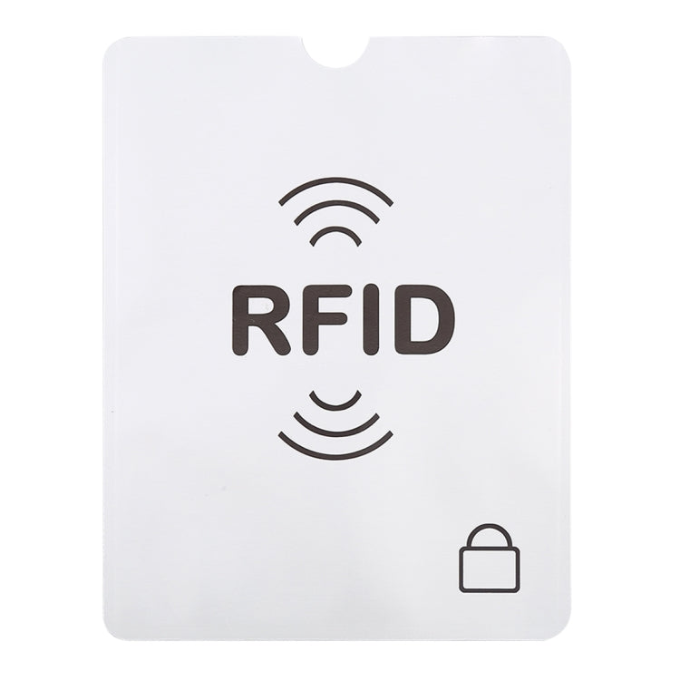 100pcs Aluminum Foil Anti Theft RFID Blocking Sleeve Passport Passbook Protector, Size: 13.5*10.5cm - Antimagnetic RFID Package by buy2fix | Online Shopping UK | buy2fix