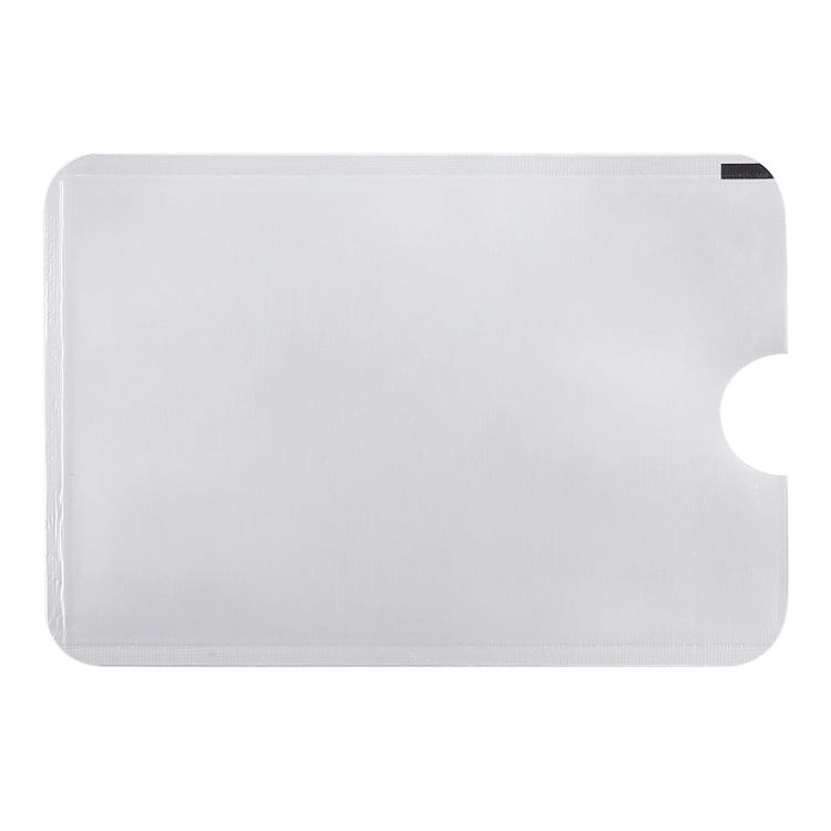 100pcs Aluminum Foil Anti Theft RFID Blocking Sleeve Card Protector, Size: 9.1*6.3cm - Antimagnetic RFID Package by buy2fix | Online Shopping UK | buy2fix