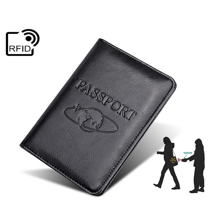 TP-8296 Multi-functional RFID Leather Travel Passport Holder(Red) - Antimagnetic RFID Package by buy2fix | Online Shopping UK | buy2fix
