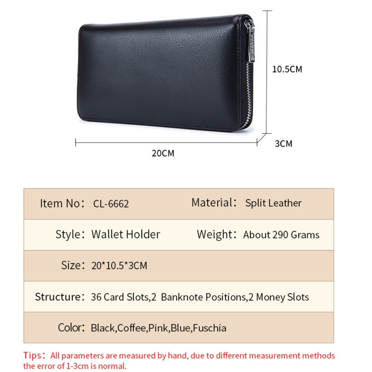 Two-Layer Cowhide Leather Organ Card Holder Multiple-Card RFID Anti-Theft Wallet Bag(Black) - Antimagnetic RFID Package by buy2fix | Online Shopping UK | buy2fix