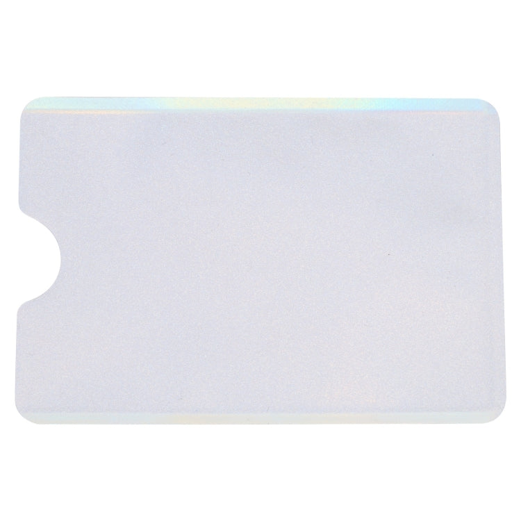 100 PCS Aluminum Foil Anti Theft RFID Blocking Sleeve Card Protector, Size: 9.1*6.3cm (Silver) - Antimagnetic RFID Package by buy2fix | Online Shopping UK | buy2fix