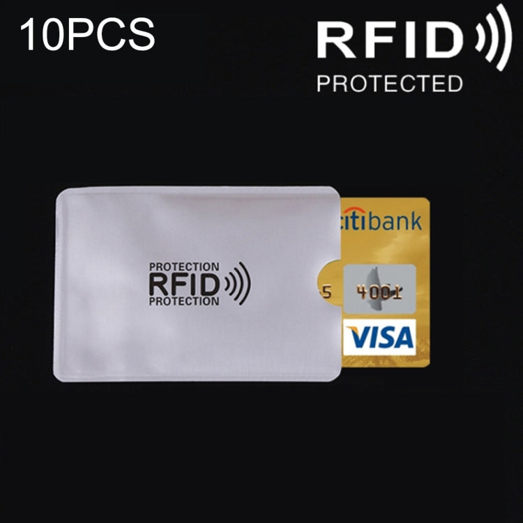 10 PCS Aluminum Foil RFID Blocking Credit Card ID Bank Card Case Card Holder Cover, Size: 9.1*6.3cm - Antimagnetic RFID Package by buy2fix | Online Shopping UK | buy2fix