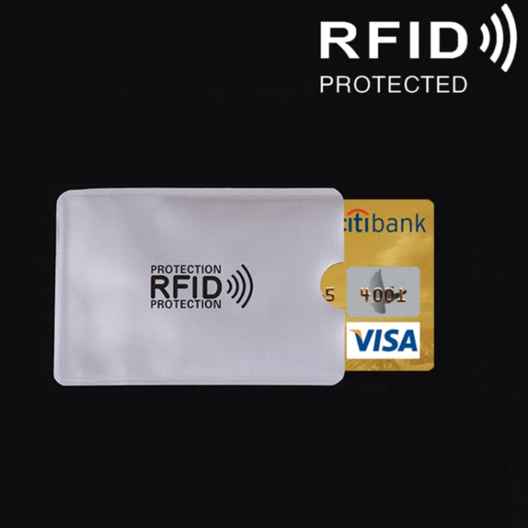 Aluminum Foil RFID Blocking Credit Card ID Bank Card Case Card Holder Cover, Size: 9.1*6.3cm - Antimagnetic RFID Package by buy2fix | Online Shopping UK | buy2fix