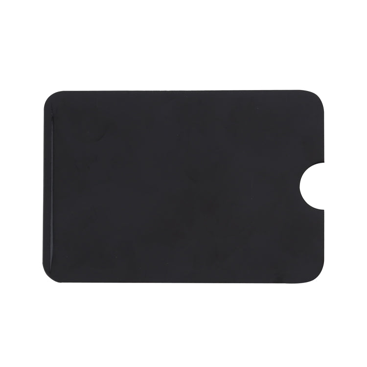 100pcs Aluminum Foil RFID Blocking Credit Card ID Bank Card Case Card Holder Cover, Size: 9 x 6.3cm (Black) - Antimagnetic RFID Package by buy2fix | Online Shopping UK | buy2fix