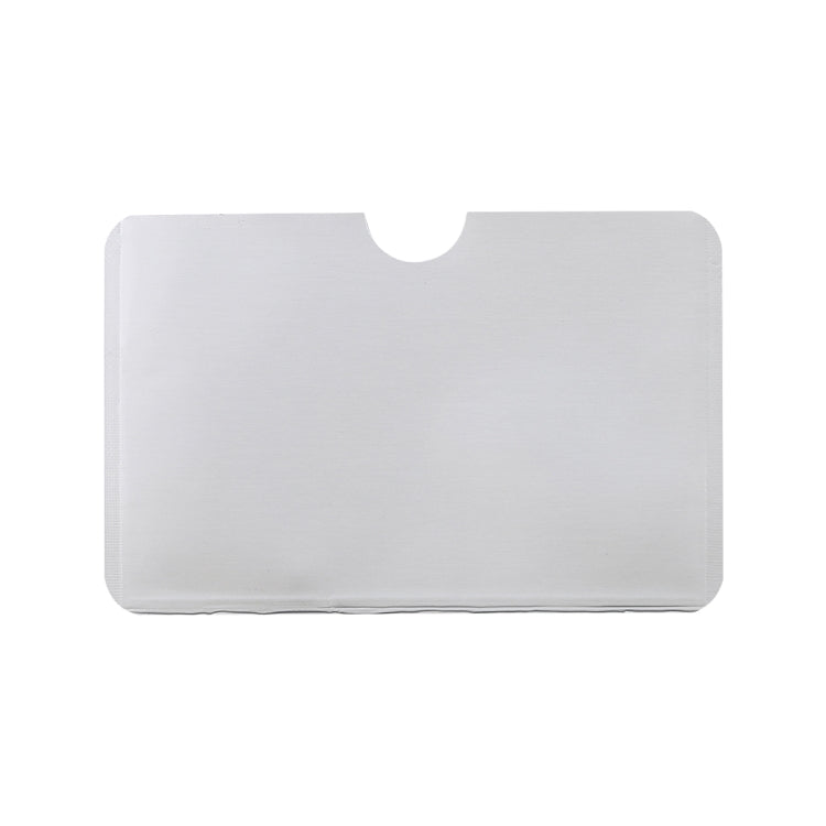 100 PCS Aluminum Foil RFID Blocking Credit Card ID Bank Card Case Card Holder Cover, Size: 9.3 x 6cm (Silver) - Antimagnetic RFID Package by buy2fix | Online Shopping UK | buy2fix