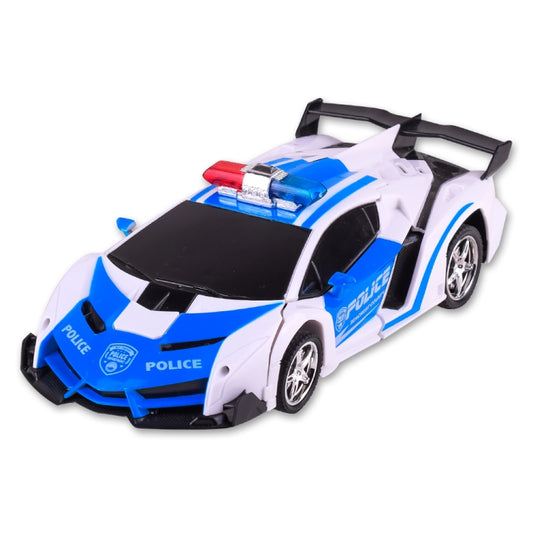 1023 4 Channels Remotely Deformed Car Police Model Car Toy Car by buy2fix