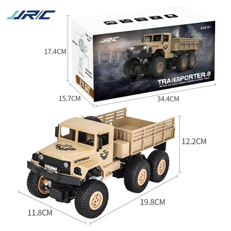 JJR/C 1:18 2.4Ghz 4 Channel Remote Control Dongfeng 8 Six-wheeled Armor Truck Vehicle Toy(Yellow) by JJR/C