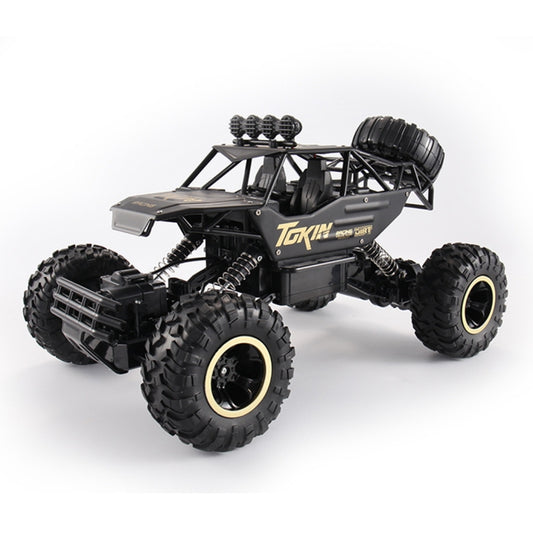 HD6026 1:12 Large Alloy Climbing Car Mountain Cross-country Four-wheel Drive Remote Control Car Toy, Size: 37cm(Black) by buy2fix