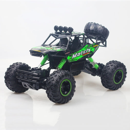 HD6026 1:12 Large Alloy Climbing Car Mountain Cross-country Four-wheel Drive Remote Control Car Toy, Size: 37cm(Green) by buy2fix