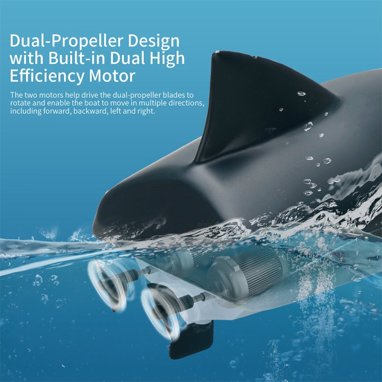 YDJ-818 2.4G RC Shark Boat Remote Control Boats - RC Boats by buy2fix | Online Shopping UK | buy2fix