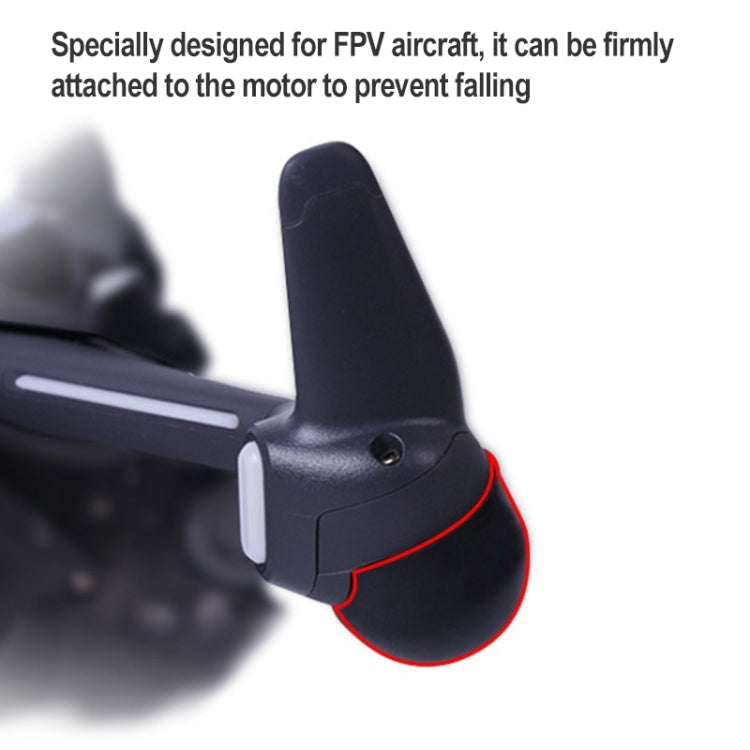 Sunnylife FV-Q9308 4 PCS Motor Protective Cover Motors Silicone Cap Protector for DJI FPV (Black) - by Sunnylife | Online Shopping UK | buy2fix