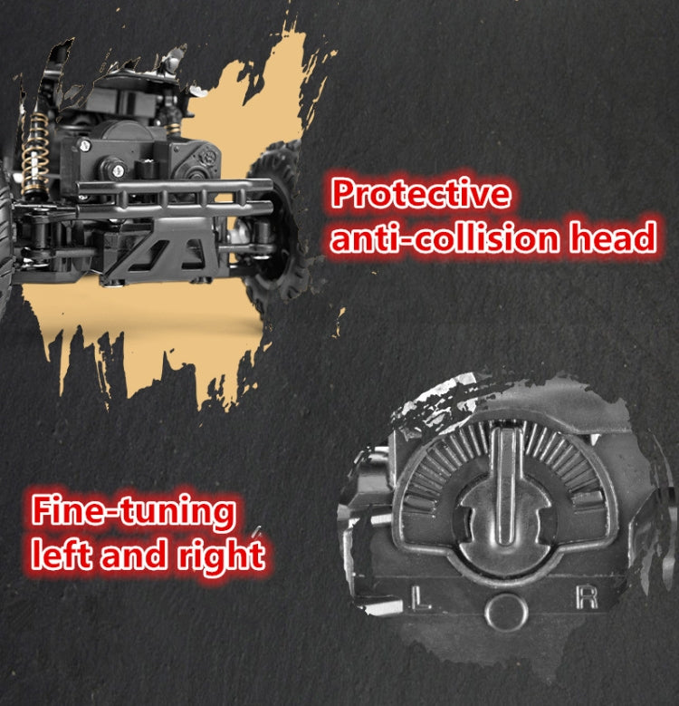 HD6241 1:16 Mountain-climbing Four-wheel Children Remote-controlled Off-road Vehicle Toy(Black) - RC Cars by buy2fix | Online Shopping UK | buy2fix