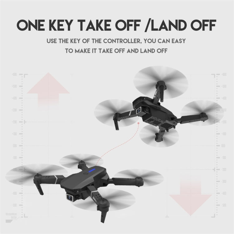 LS-E525 4K Single HD Camera Mini Foldable RC Quadcopter Drone Remote Control Aircraft(Black) - RC Aircrafts by buy2fix | Online Shopping UK | buy2fix