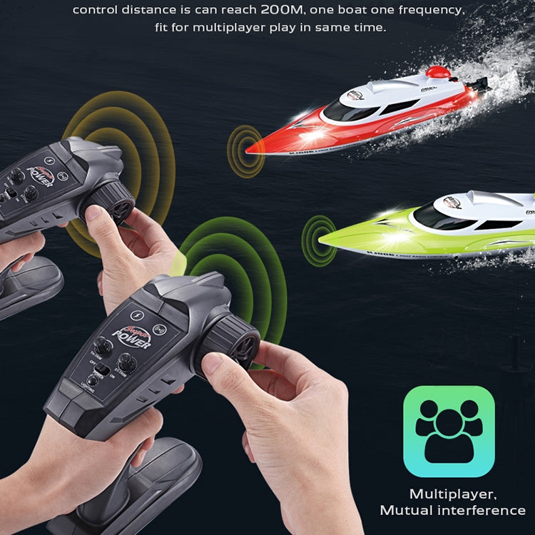 HongXunJie HJ806 2.4Ghz Water Cooling High Speed Racing Boats with Remote Controller, Auto Flip Function, 200m Control Distance(Red) by buy2fix