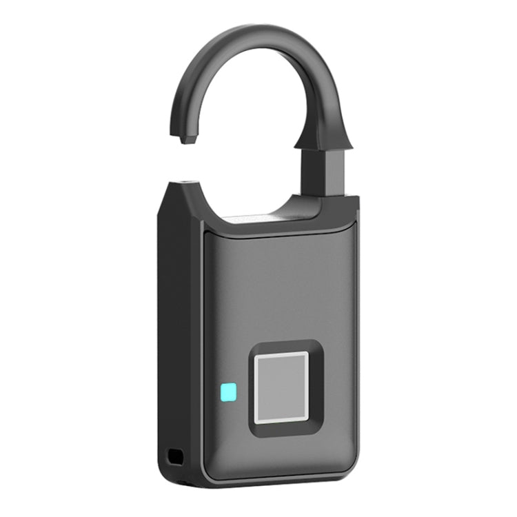 P5 3.7V Micro USB Charging Semiconductor Fingerprint Sensing Small Padlock - Padlocks by buy2fix | Online Shopping UK | buy2fix