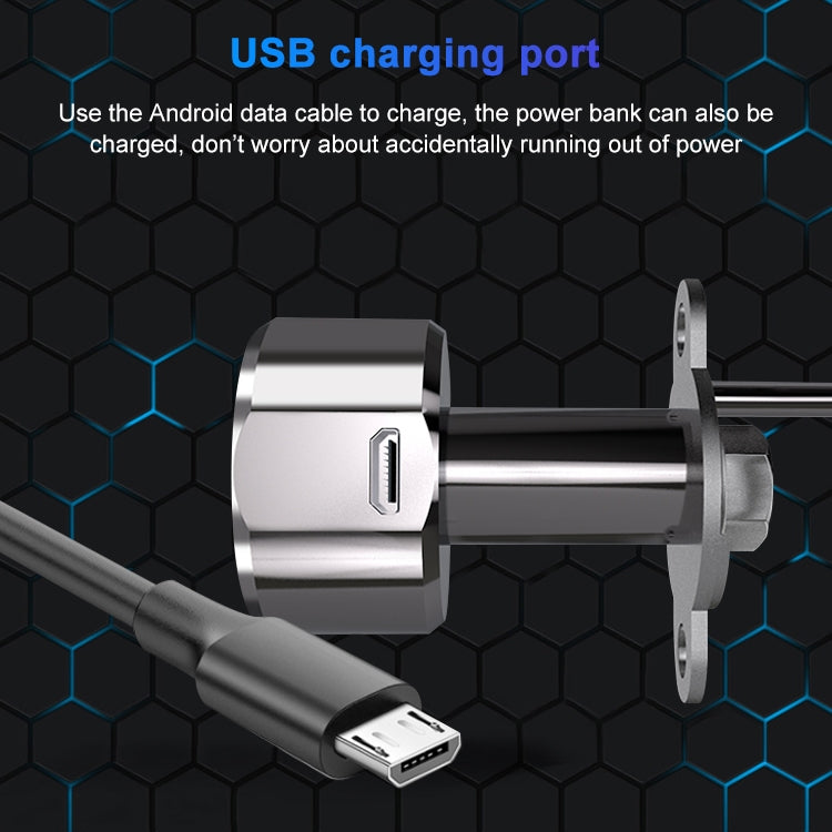 T22FB Micro USB Charging Zinc Alloy Smart Fingerprint + Bluetooth Drawer Bilateral Open Lock File Cabinet Lock by buy2fix