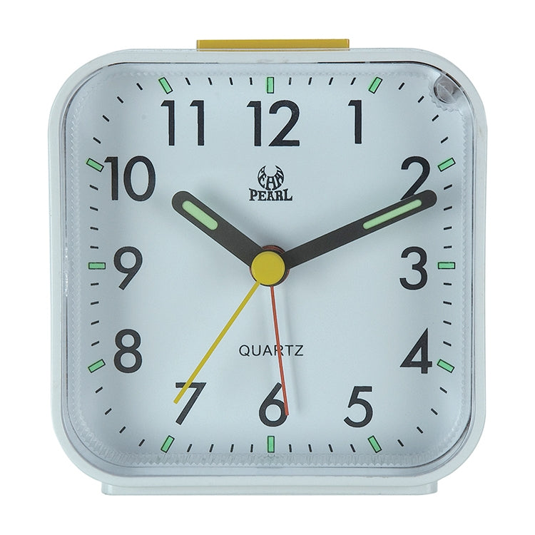 Square Mute Alarm Clock Mini Bedside Office Electronic Clock(White) - Alarm Clocks by buy2fix | Online Shopping UK | buy2fix