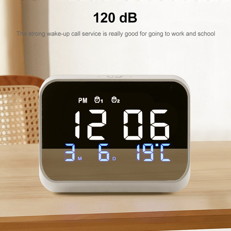 Q5 Multi-function LED Display Electronic Alarm Clock (Black) - Alarm Clocks by buy2fix | Online Shopping UK | buy2fix
