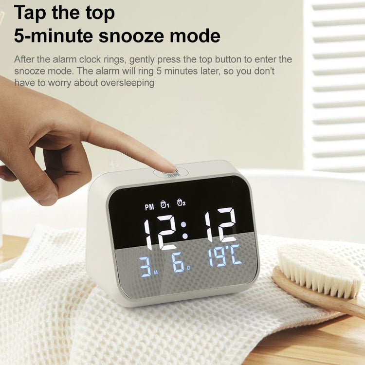 Q5 Multi-function LED Display Electronic Alarm Clock (Black) - Alarm Clocks by buy2fix | Online Shopping UK | buy2fix