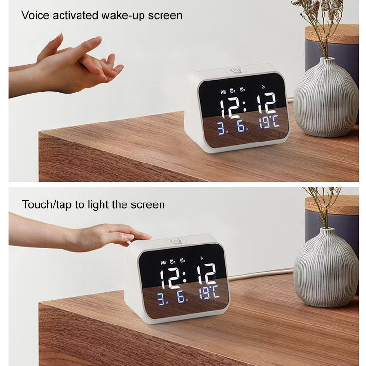 Q5 Multi-function LED Display Electronic Alarm Clock (Black) - Alarm Clocks by buy2fix | Online Shopping UK | buy2fix