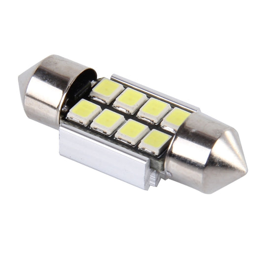 2 PCS 31mm Festoon 3W 300LM White Light 8 LED 3528 SMD Canbus Error-Free Car Reading Lamps, DC 12 by buy2fix