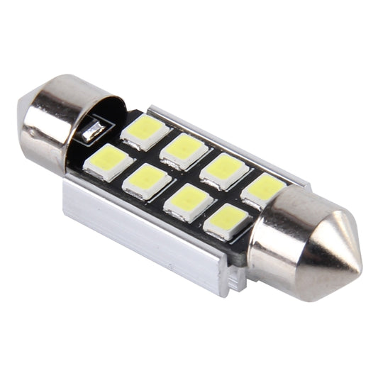 2 PCS 41mm Festoon 3W 300LM White Light 8 LED 3528 SMD Canbus Error-Free Car Reading Lamps, DC 12 by buy2fix