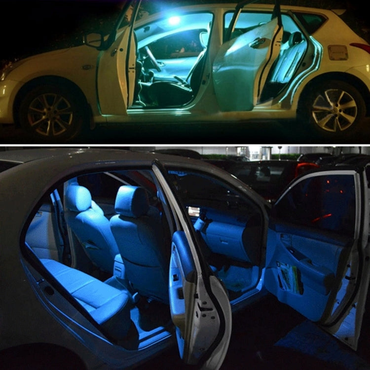 2 PCS Colorful 41MM T10 + Bicuspid Port Remote Control Car Dome Lamp LED Reading Light with 15 LED Lights by buy2fix