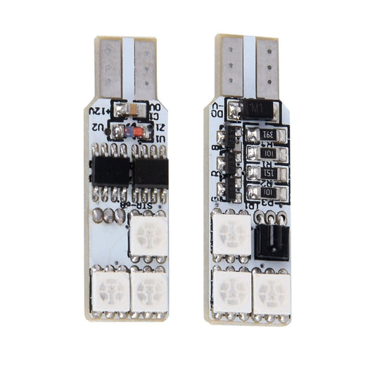 2 PCS Colorful 36MM T10 Port Remote Control Car Dome Lamp LED Reading Light with 6 LED Lights by buy2fix