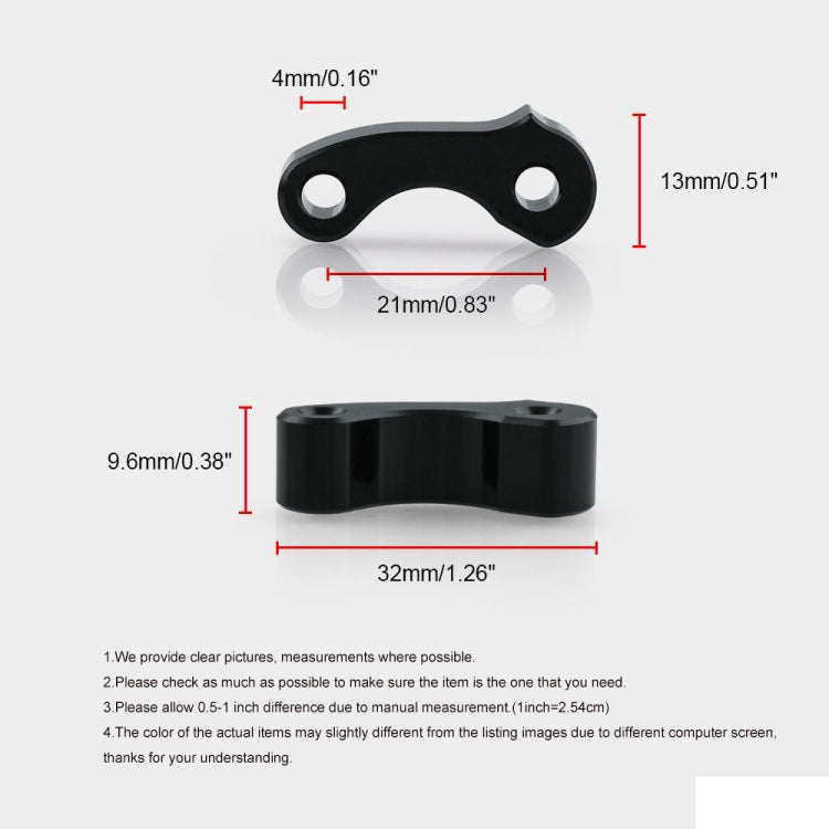 OT243 2 PCS Aluminum Alloy Window Latch Hinge Pivot for 95-04 Tacoma 00-06 Tundra Rear Quarter BL - Glasses & Windows Accessories by buy2fix | Online Shopping UK | buy2fix