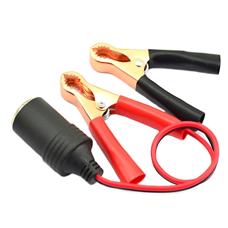 12-24V Car Cigarette Lighter Battery Clip Adapter Cable(Red + Black) - Booster Cable & Clip by buy2fix | Online Shopping UK | buy2fix