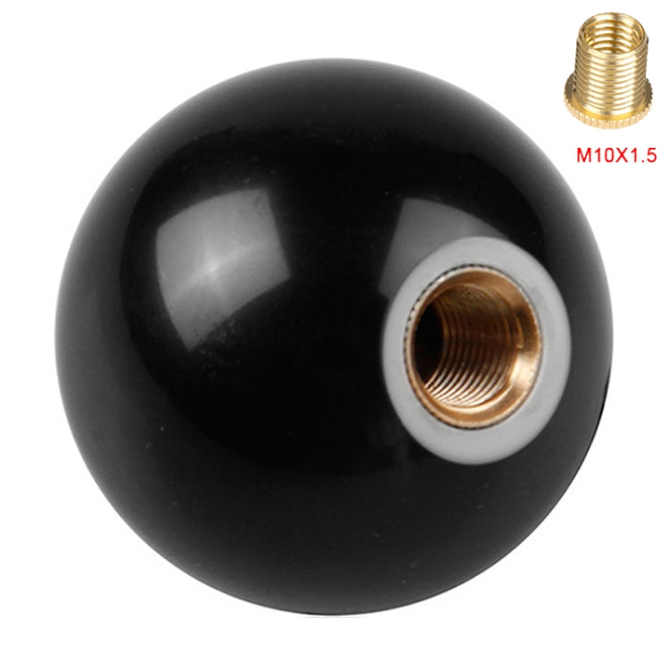 Black 8 Ball Shift Knob for Automatic Gear Shifer, Adapter Size: M10 x 1.5 by buy2fix
